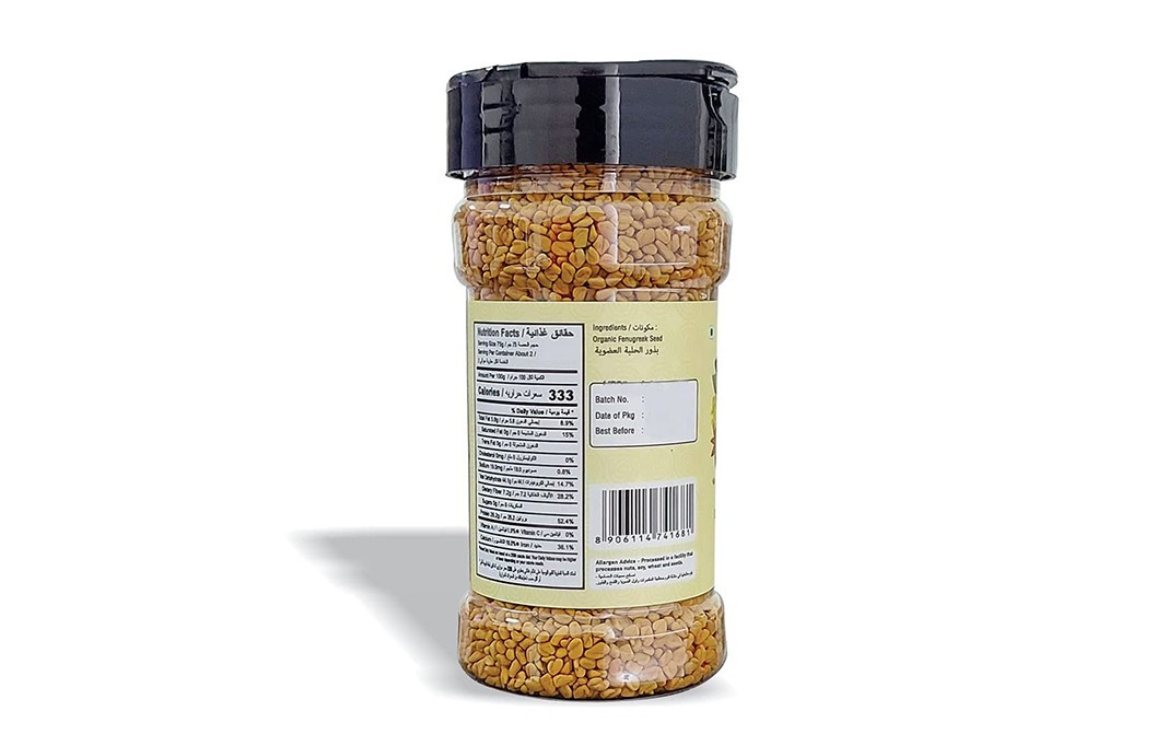 Orgabite Organic Fenugreek Seed    Pack  150 grams